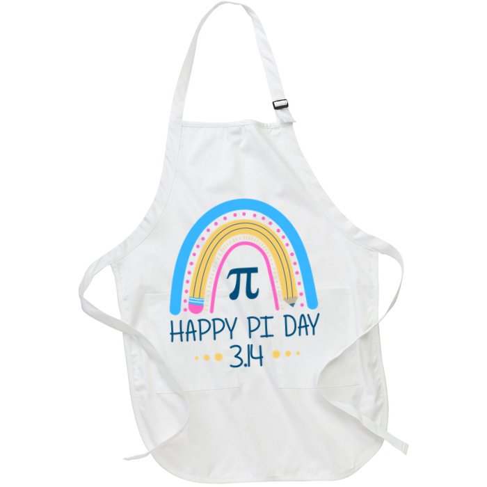 Happy Pi Day Pencil Rainbow March 14th Apron