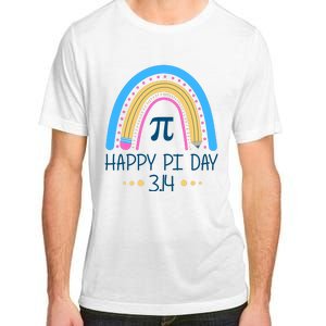 Happy Pi Day Pencil Rainbow March 14th Adult ChromaSoft Performance T-Shirt