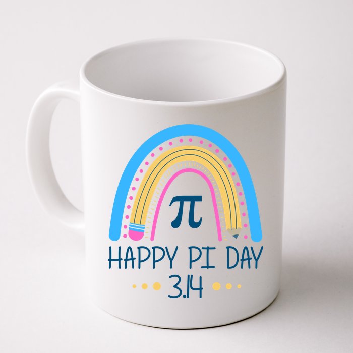 Happy Pi Day Pencil Rainbow March 14th Mug