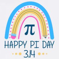 Happy Pi Day Pencil Rainbow March 14th Flatbill Hat