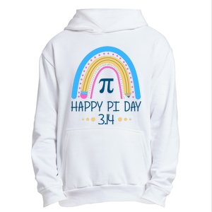 Happy Pi Day Pencil Rainbow March 14th Urban Pullover Hoodie