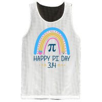 Happy Pi Day Pencil Rainbow March 14th Mesh Reversible Basketball Jersey Tank