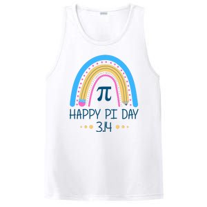 Happy Pi Day Pencil Rainbow March 14th PosiCharge Competitor Tank