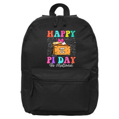 Happy Pi Day Funny Math Coach Teacher Pi Day Outfit 16 in Basic Backpack