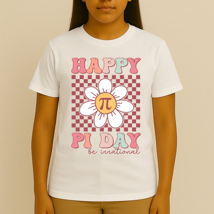 Happy Pi Day Pie Be Irrational Math Teacher Pi Day Lover T-Shirt