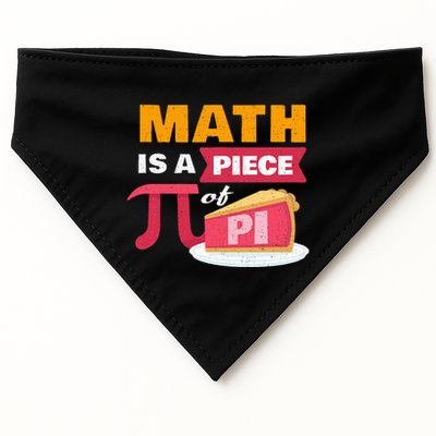 Happy Pi Day Math Is A Piece Of Pie 3.14 Stem Math Teacher USA-Made Doggie Bandana