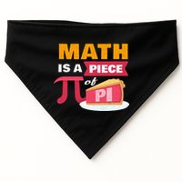 Happy Pi Day Math Is A Piece Of Pie 3.14 Stem Math Teacher USA-Made Doggie Bandana