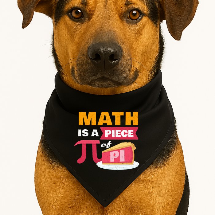 Happy Pi Day Math Is A Piece Of Pie 3.14 Stem Math Teacher USA-Made Doggie Bandana