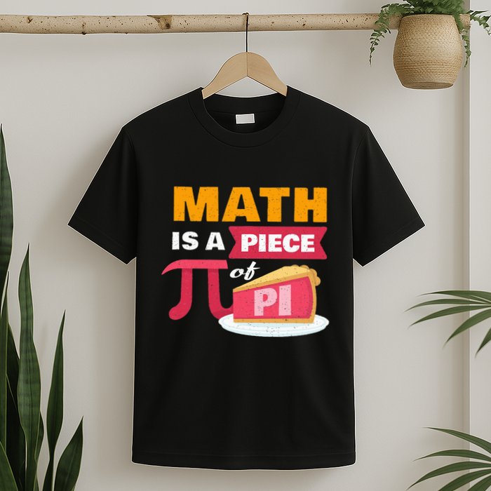 Happy Pi Day Math Is A Piece Of Pie 3.14 Stem Math Teacher T-Shirt