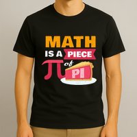 Happy Pi Day Math Is A Piece Of Pie 3.14 Stem Math Teacher T-Shirt