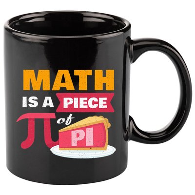 Happy Pi Day Math Is A Piece Of Pie 3.14 Stem Math Teacher 11oz C Handle Ceramic Mug