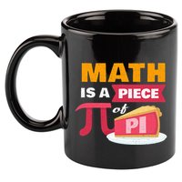 Happy Pi Day Math Is A Piece Of Pie 3.14 Stem Math Teacher 11oz C Handle Ceramic Mug