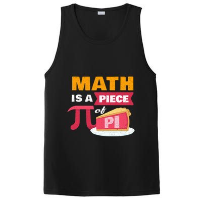 Happy Pi Day Math Is A Piece Of Pie 3.14 Stem Math Teacher PosiCharge Competitor Tank
