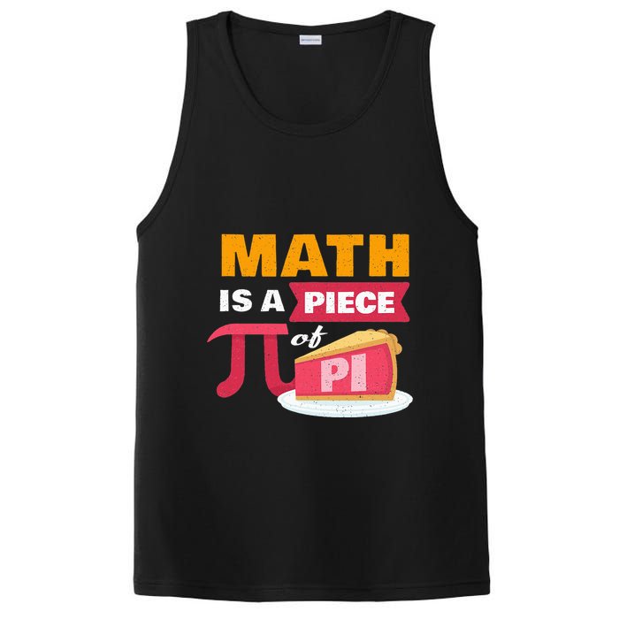 Happy Pi Day Math Is A Piece Of Pie 3.14 Stem Math Teacher PosiCharge Competitor Tank