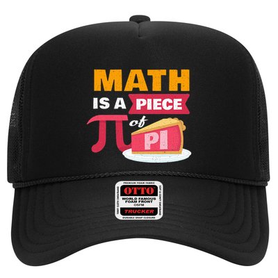 Happy Pi Day Math Is A Piece Of Pie 3.14 Stem Math Teacher Trucker Hat