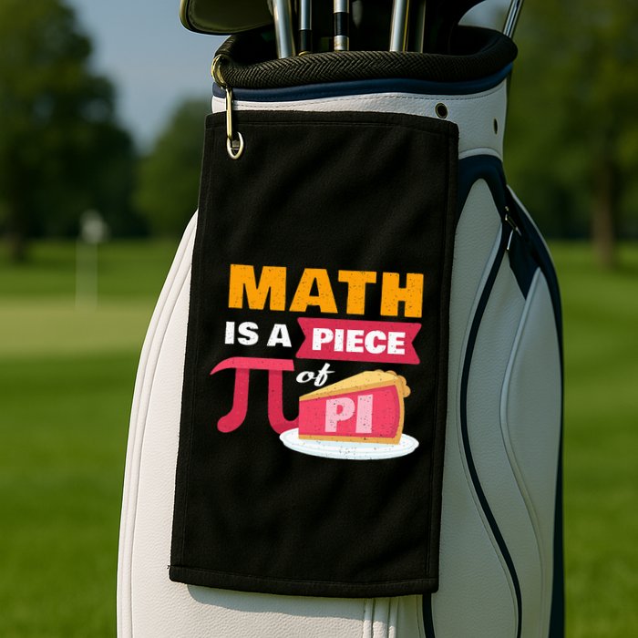 Happy Pi Day Math Is A Piece Of Pie 3.14 Stem Math Teacher Golf Towel
