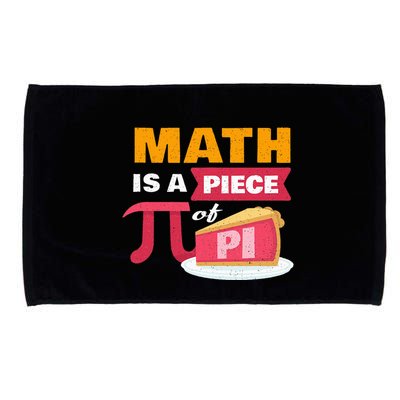 Happy Pi Day Math Is A Piece Of Pie 3.14 Stem Math Teacher Microfiber Hand Towel
