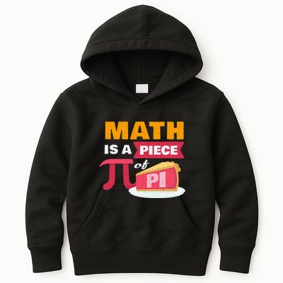Happy Pi Day Math Is A Piece Of Pie 3.14 Stem Math Teacher Kids Hoodie