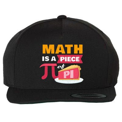 Happy Pi Day Math Is A Piece Of Pie 3.14 Stem Math Teacher Wool Snapback Cap
