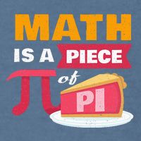 Happy Pi Day Math Is A Piece Of Pie 3.14 Stem Math Teacher Garment-Dyed Sweatshirt