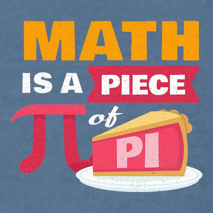 Happy Pi Day Math Is A Piece Of Pie 3.14 Stem Math Teacher Garment-Dyed Sweatshirt