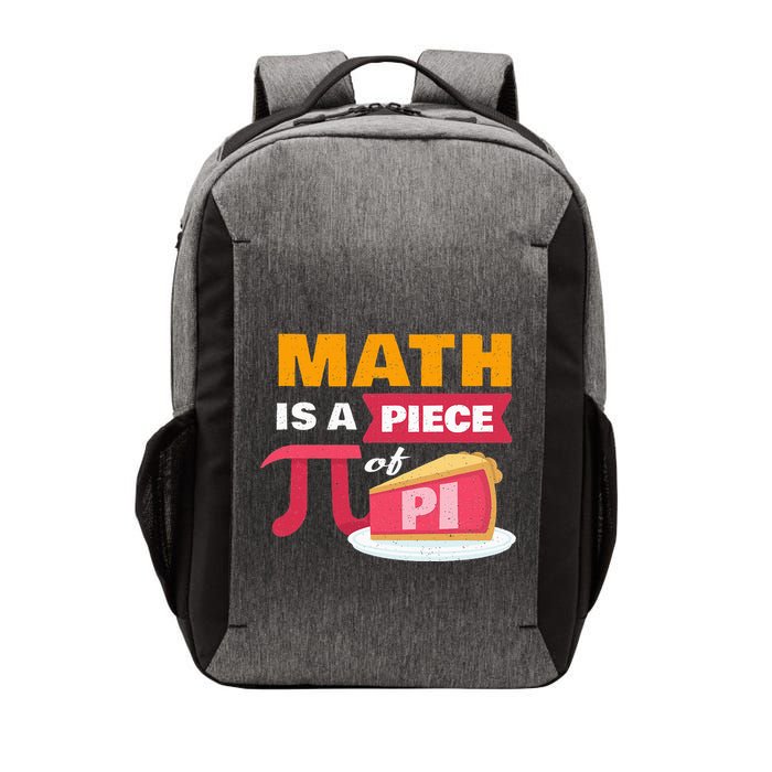 Happy Pi Day Math Is A Piece Of Pie 3.14 Stem Math Teacher Vector Backpack