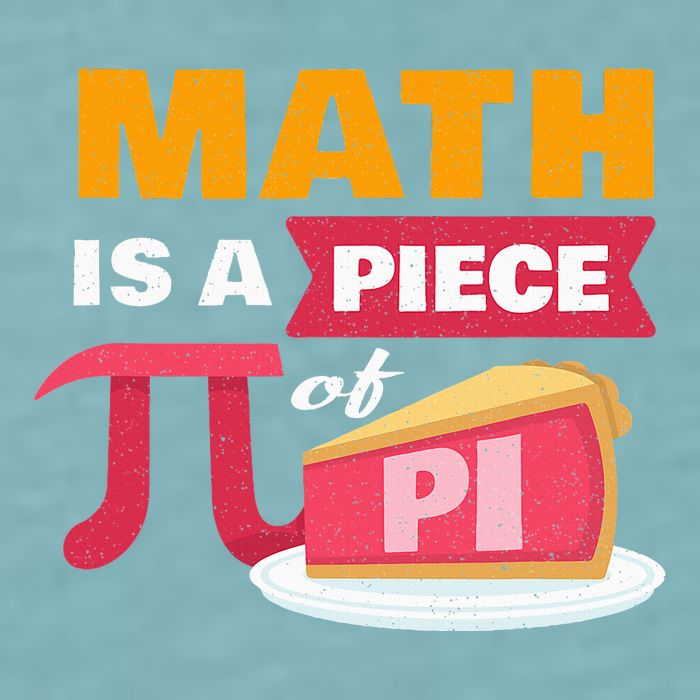 Happy Pi Day Math Is A Piece Of Pie 3.14 Stem Math Teacher Sueded Cloud Jersey T-Shirt