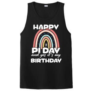 Happy Pi Day And Yes ItS My Birthday Math 14 March Cute Gift PosiCharge Competitor Tank