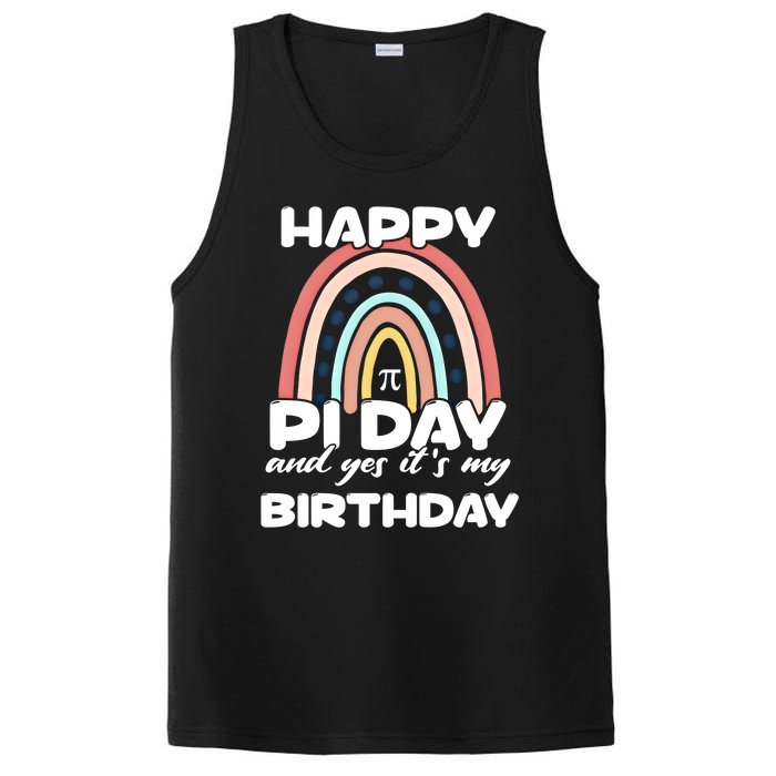 Happy Pi Day And Yes ItS My Birthday Math 14 March Cute Gift PosiCharge Competitor Tank