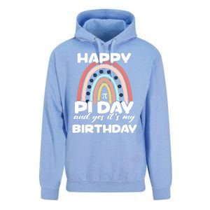 Happy Pi Day And Yes ItS My Birthday Math 14 March Cute Gift Unisex Surf Hoodie