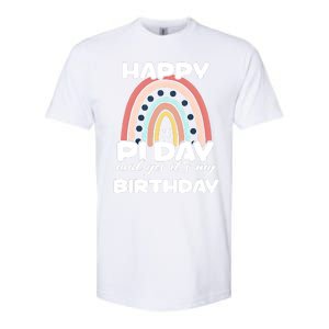 Happy Pi Day And Yes ItS My Birthday Math 14 March Cute Gift Softstyle CVC T-Shirt