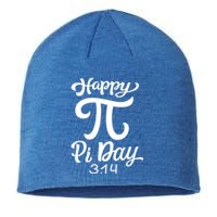 Happy Pi Day 3 14 Gift Sustainable Beanie