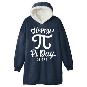 Happy Pi Day 3 14 Gift Hooded Wearable Blanket