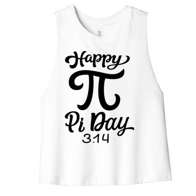 Happy Pi Day 3 14 Gift Women's Racerback Cropped Tank