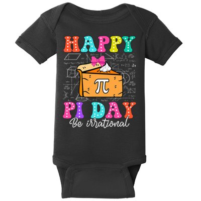 Happy Pi Day Funny Math Coach Teacher Pi Day Outfit Women   Baby Bodysuit