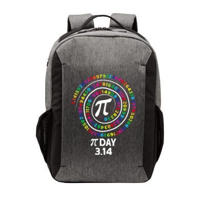 Happy Pi Day Spiral Pi Color Numbers Math Teacher 3.14 Vector Backpack