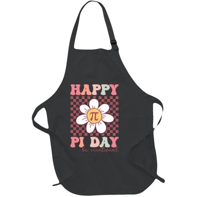 Happy Pi Day Pie Be Irrational Math Teacher Pi Day Lover   Full-Length Apron With Pockets