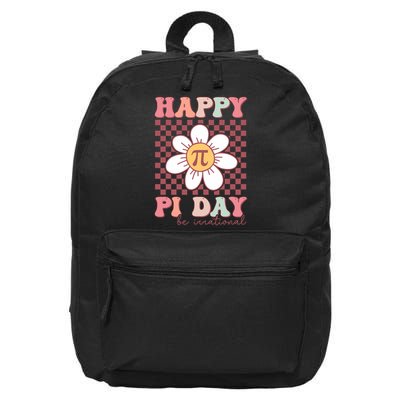 Happy Pi Day Pie Be Irrational Math Teacher Pi Day Lover   16 in Basic Backpack