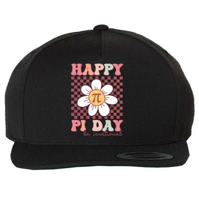 Happy Pi Day Pie Be Irrational Math Teacher Pi Day Lover   Wool Snapback Cap