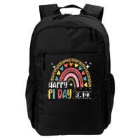 Happy Pi Day Leopard Rainbow Funny Math Teacher Daily Commute Backpack