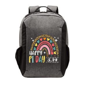 Happy Pi Day Leopard Rainbow Funny Math Teacher Vector Backpack