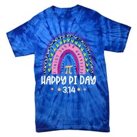 Happy Pi Day 3 14 Rainbow Math Teacher Gift Tie-Dye T-Shirt