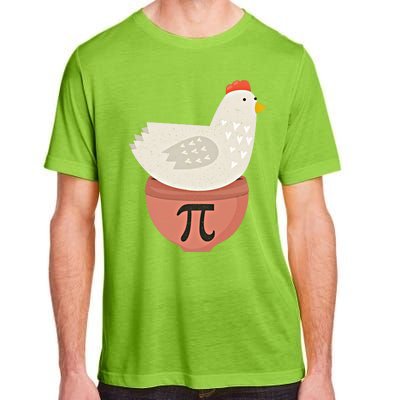 Happy Pi Day Funny Chicken Pot Pie 3 14 Science Math Teacher Funny Gift Adult ChromaSoft Performance T-Shirt