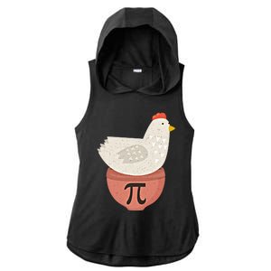 Happy Pi Day Funny Chicken Pot Pie 3 14 Science Math Teacher Funny Gift Ladies PosiCharge Tri-Blend Wicking Draft Hoodie Tank