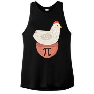 Happy Pi Day Funny Chicken Pot Pie 3 14 Science Math Teacher Funny Gift Ladies PosiCharge Tri-Blend Wicking Tank