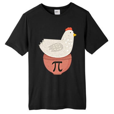 Happy Pi Day Funny Chicken Pot Pie 3 14 Science Math Teacher Funny Gift Tall Fusion ChromaSoft Performance T-Shirt