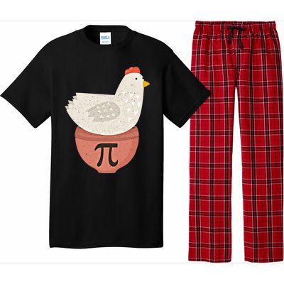 Happy Pi Day Funny Chicken Pot Pie 3 14 Science Math Teacher Funny Gift Pajama Set