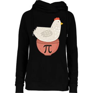 Happy Pi Day Funny Chicken Pot Pie 3 14 Science Math Teacher Funny Gift Womens Funnel Neck Pullover Hood