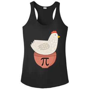 Happy Pi Day Funny Chicken Pot Pie 3 14 Science Math Teacher Funny Gift Ladies PosiCharge Competitor Racerback Tank