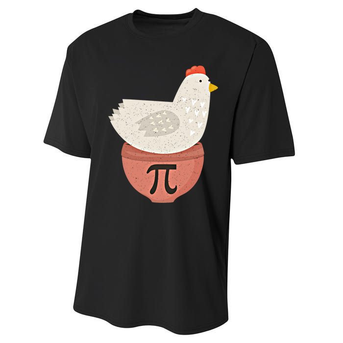 Happy Pi Day Funny Chicken Pot Pie 3 14 Science Math Teacher Funny Gift Performance Sprint T-Shirt